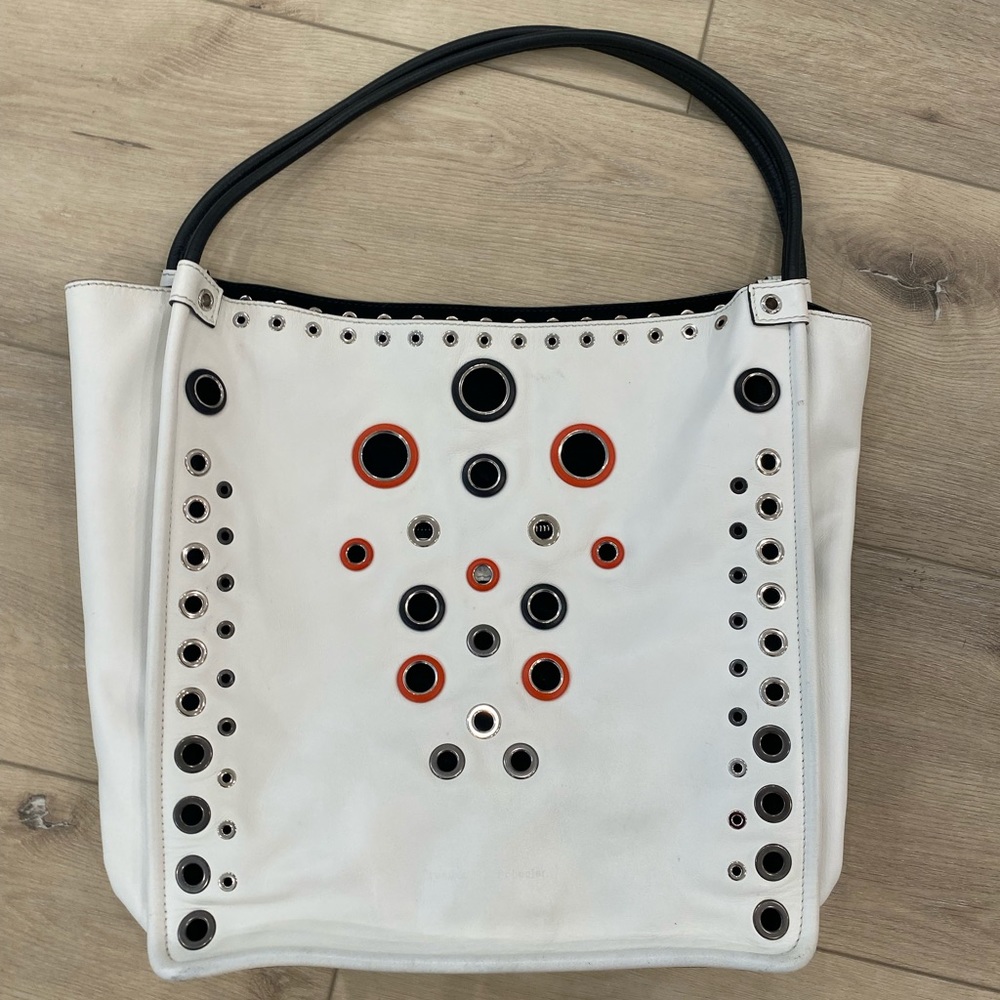 Proenza Schouler White Leather Medium Tote Bag